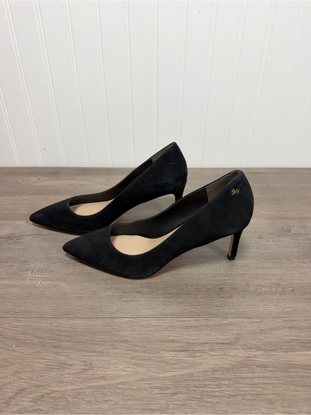 Brand new Stuart Weitzman The Sharp 70mm pointed-toe pumps size 8.5
